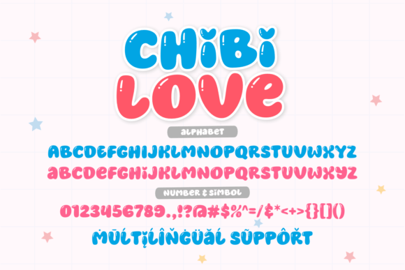 Chibi Love Font - Preview 4