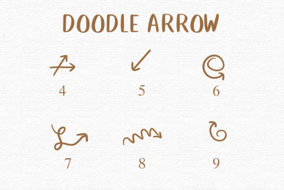 Doodle Arrow Font - Preview 3