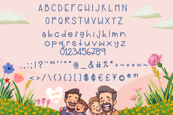 Father Day Font - Preview 1