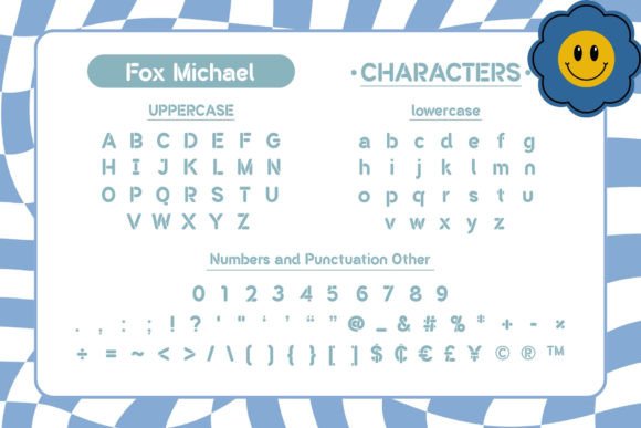 Fox Michael Font PNG with transparent background - Preview 6