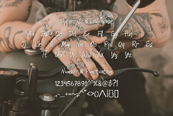 Friday Nighty Font PNG with transparent background - Preview 1