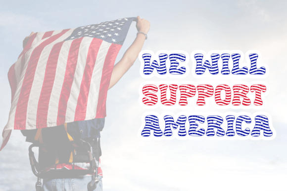 Friendly America Font PNG with transparent background - Preview 3
