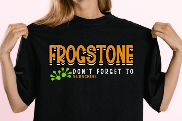 Frogstone Font - Preview 1