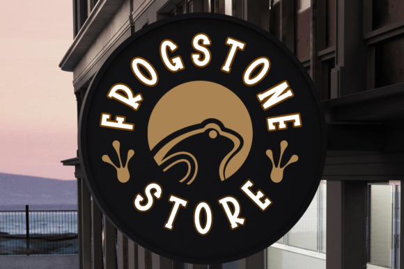 Frogstone Font - Preview 5