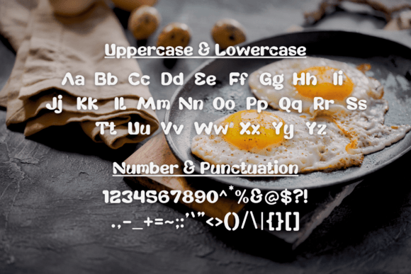 Helo Omlet Font PNG with transparent background - Preview 1