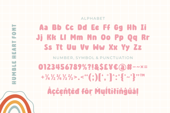 Humble Heart Font PNG with transparent background - Preview 4