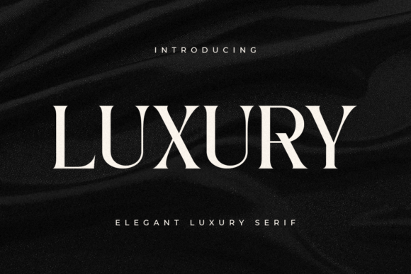 Luxury Font by sensatype preview
