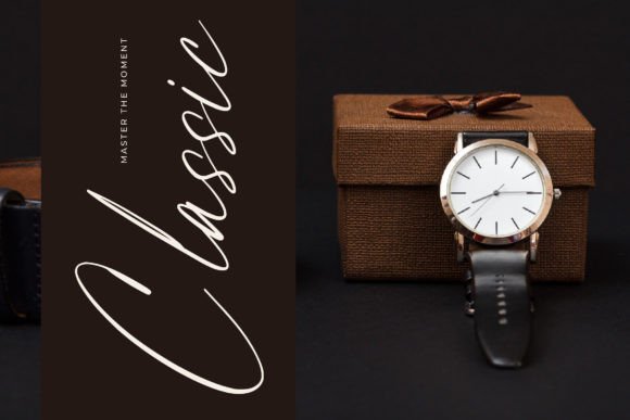 Modena Prestige Font PNG with transparent background - Preview 3