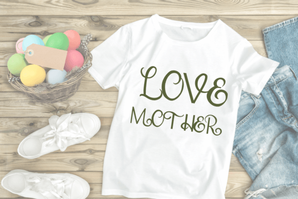 Modern Cute Font PNG with transparent background - Preview 4