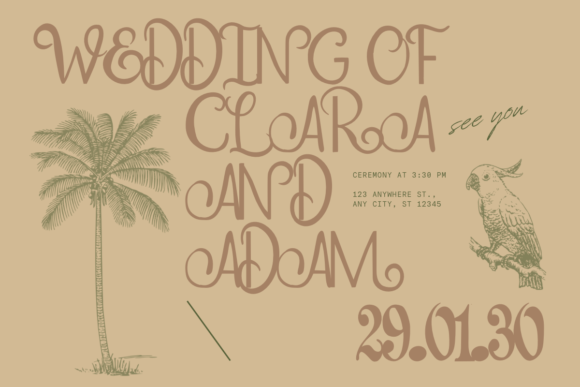 Modern Cute Font PNG with transparent background - Preview 5