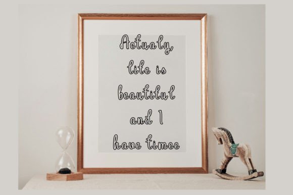 Monalisa Delight Font PNG with transparent background - Preview 4