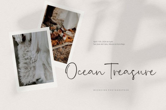 Natalie Photograph Font PNG with transparent background - Preview 1