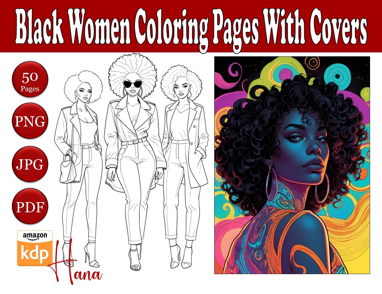 African American Woman Coloring Pages