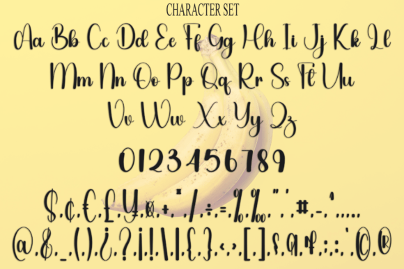 Banana Font - Preview 4