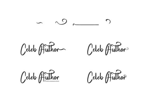 Celeb Author Font - Preview 6