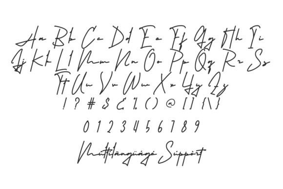 Gentala Rembulan Font PNG with transparent background - Preview 2