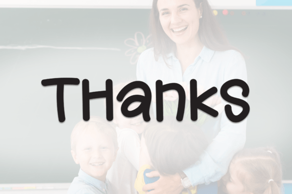 Happy Teacher Font - Preview 6