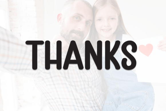 I Love Father Font font preview - 6