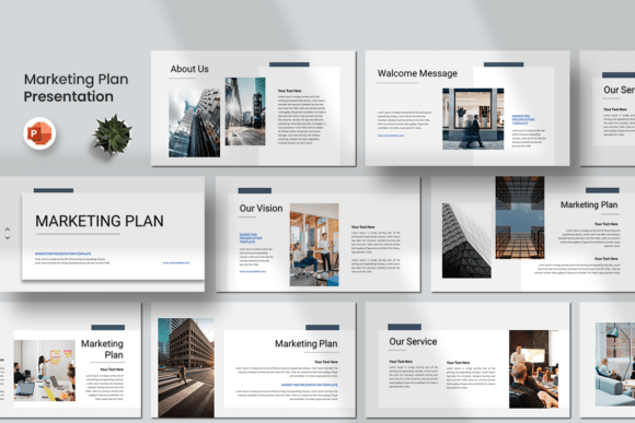 Business - PowerPoint Template Graphic by alonkelakon · Creative Fabrica