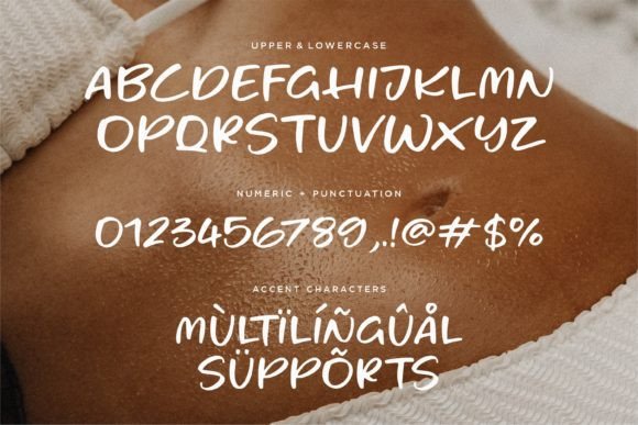 Ocean Oasis Font font preview - 5