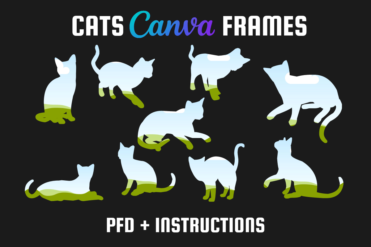 Cats Canva Frames Cat Frame
