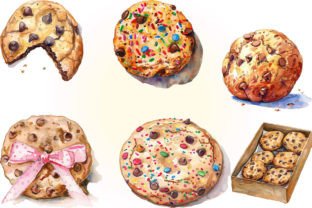 Chocolate Chip Cookies Clipart Graphic by sumim3934 · Creative Fabrica