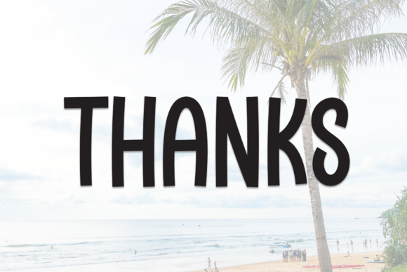 Date Vacation Font - Preview 6