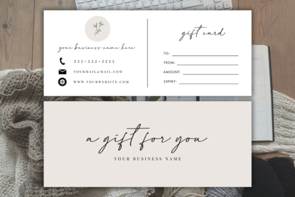 Editable Gift Certificate Template