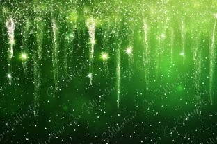 Green glitter texture with shiny light