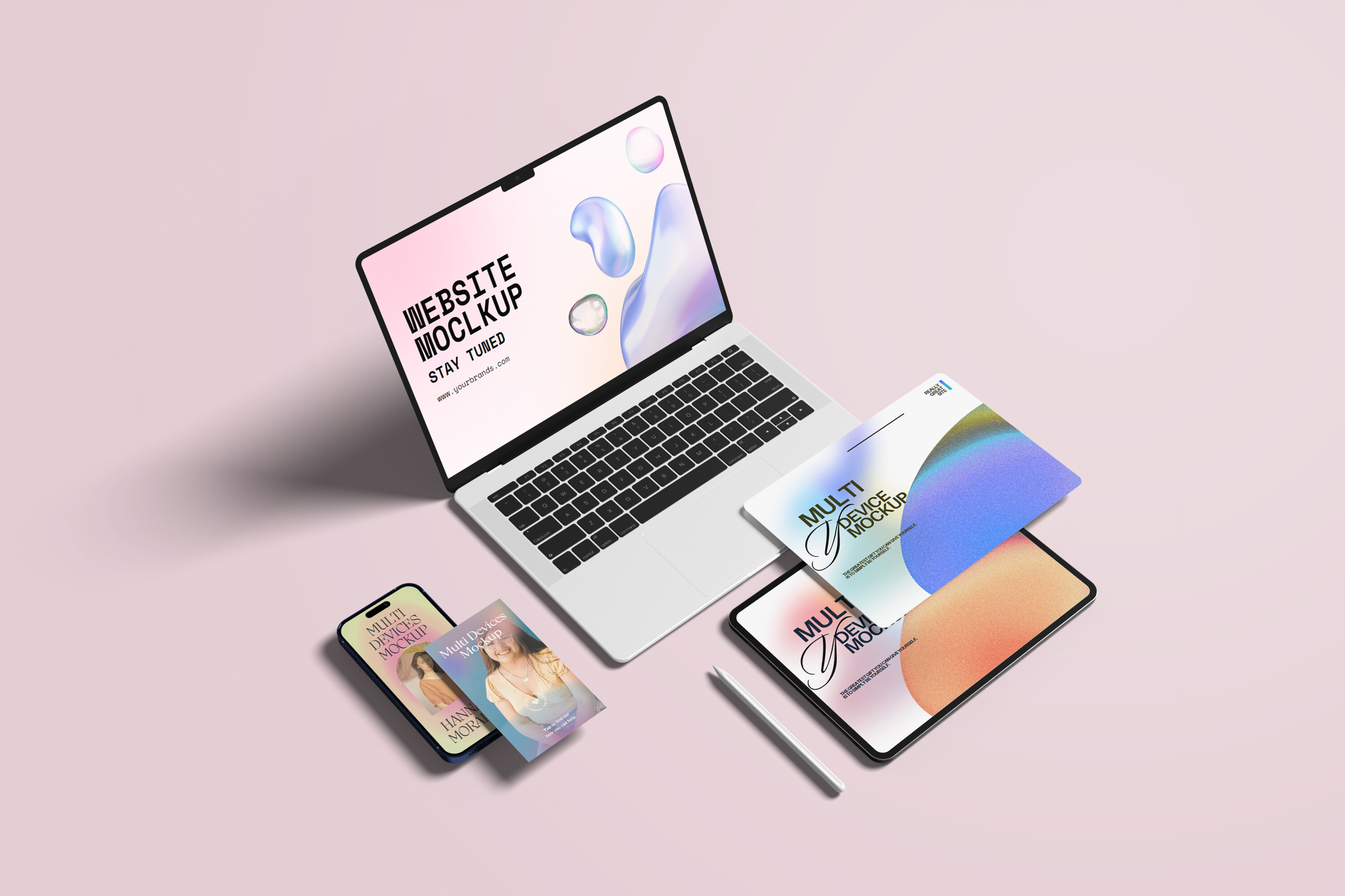 Multi Devices UI Website Mockup Graphic by My Code Std · Creative Fabrica