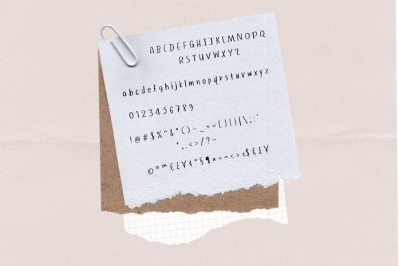 Pooklite Font PNG with transparent background - Preview 1