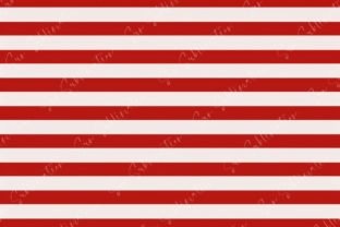 Red and White Striped Pattern