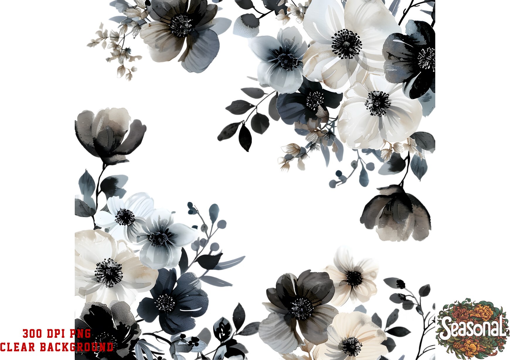 Watercolor Bouquet Creator Flower PNG Graphic by seasonal · Creative ...