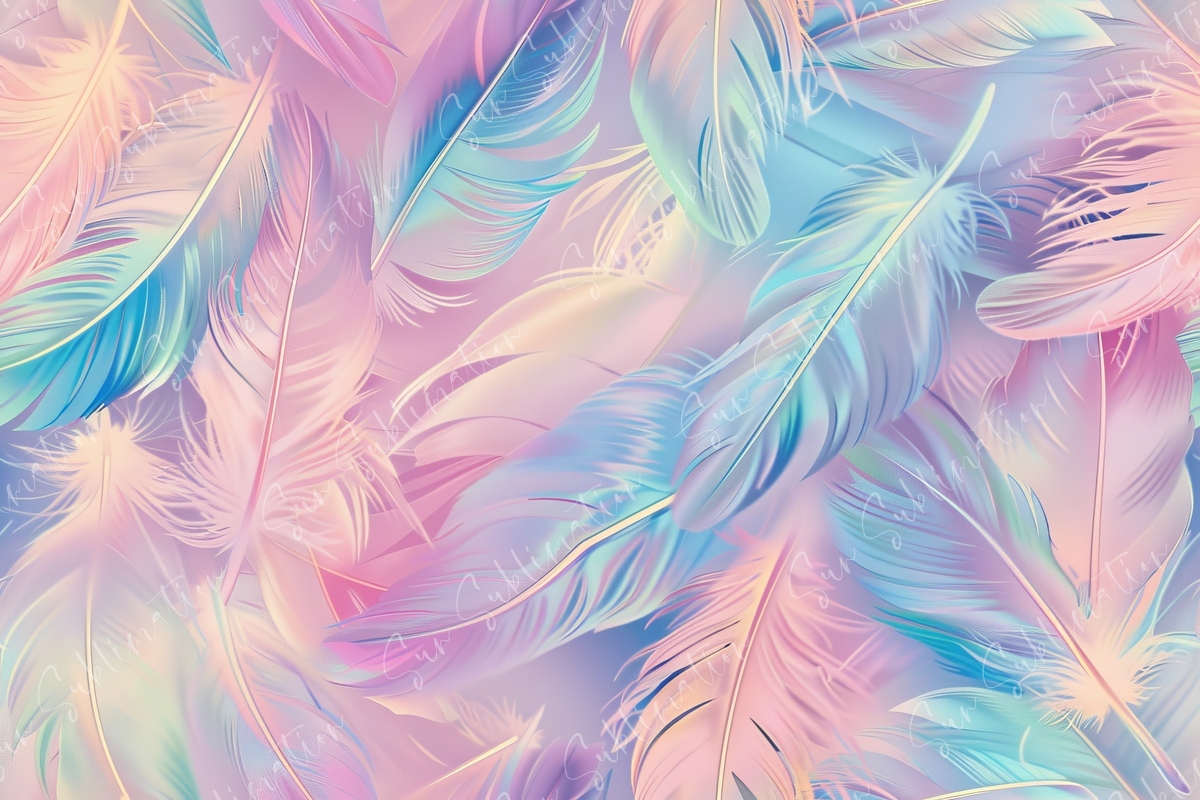 A Seamless Pattern with Holographic Graphic by Sun Sublimation ...