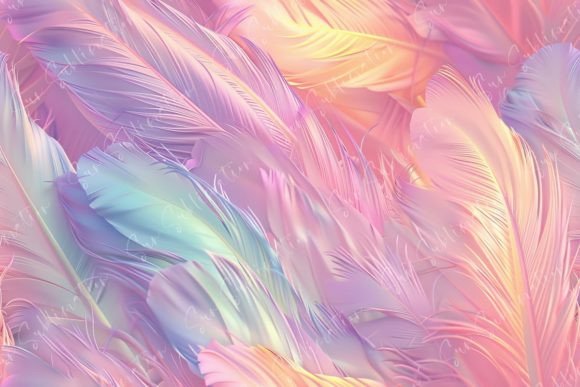 A Seamless Pattern with Holographic Graphic Backgrounds By Sun Sublimation