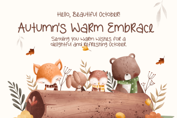 Autumn Cute Font - Preview 2