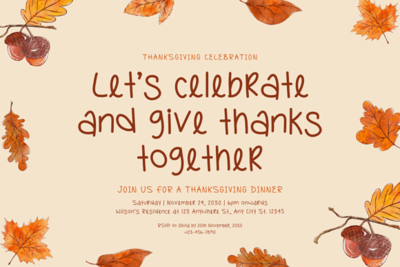 Autumn Cute Font - Preview 3