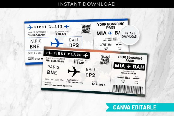 Bali Trip Surprise Gift Ticket Canva
