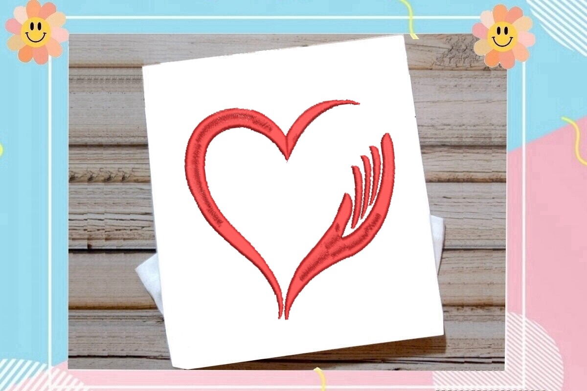 Beautiful Heart Design 07 · Creative Fabrica