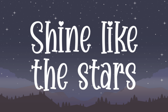 Beautiful Moonlight Font - Preview 4