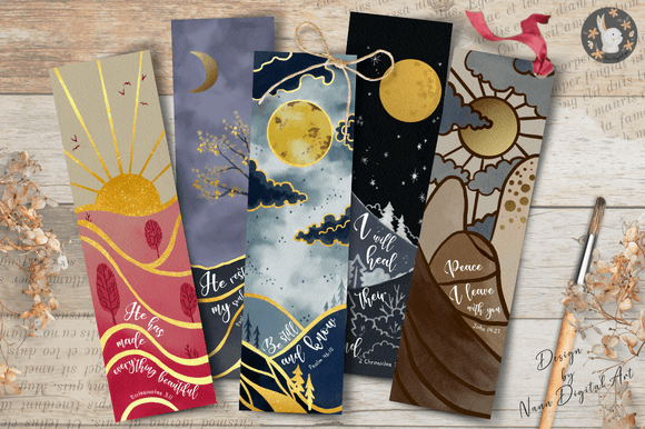 Bible Verse Bookmarks Set #030
