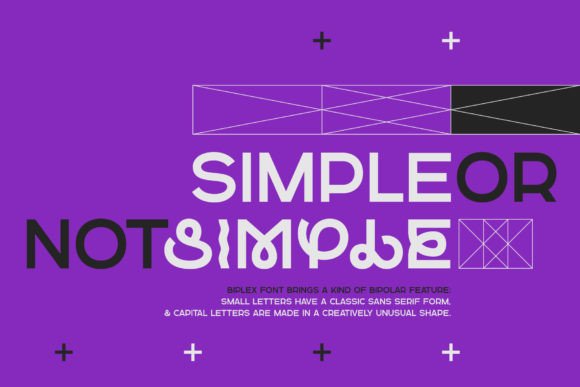 Biplex Font - Preview 1