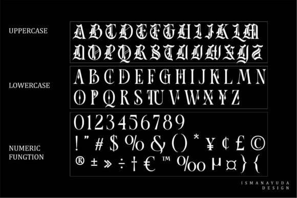 Black Rose Font - Preview 5