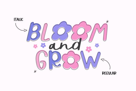 Blooming Dream Font - Preview 1