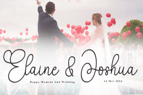 Blushing Font - Preview 1