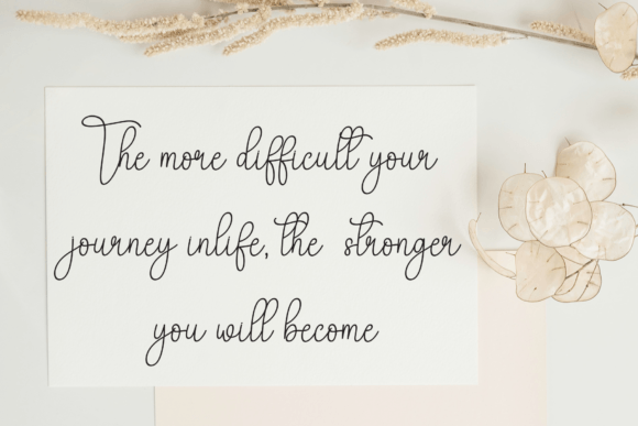 Blushing Font - Preview 2