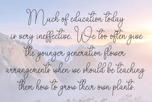 Blushing Font - Preview 5