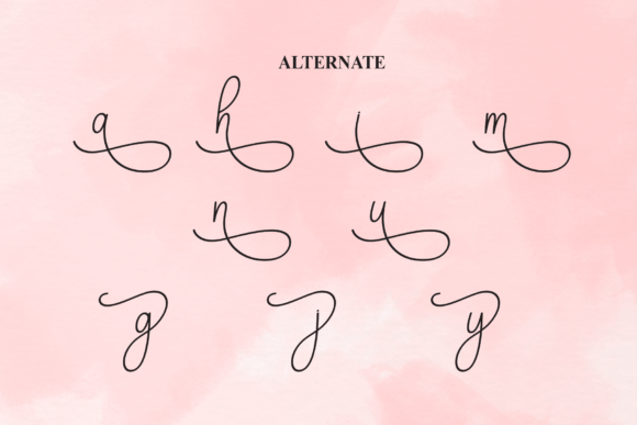 Blushing Font - Preview 6