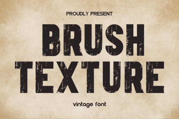 Brush Texture Font by Eystore · Creative Fabrica font preview