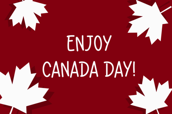 Canada Day Font - Preview 3